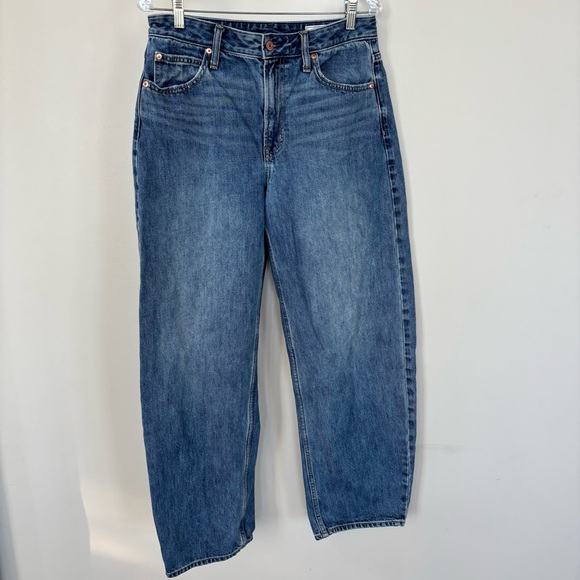 GAP Denim - Gap Curvy Barrel High Rise Jeans Size 29/8L